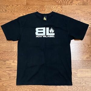 Black Label Men's Graphic Tee in Black
